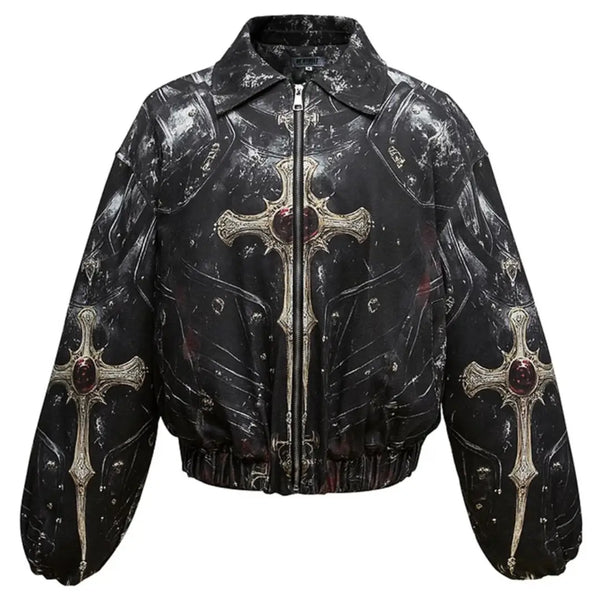 SHADOW RELIC Embroidered Bomber Jacket