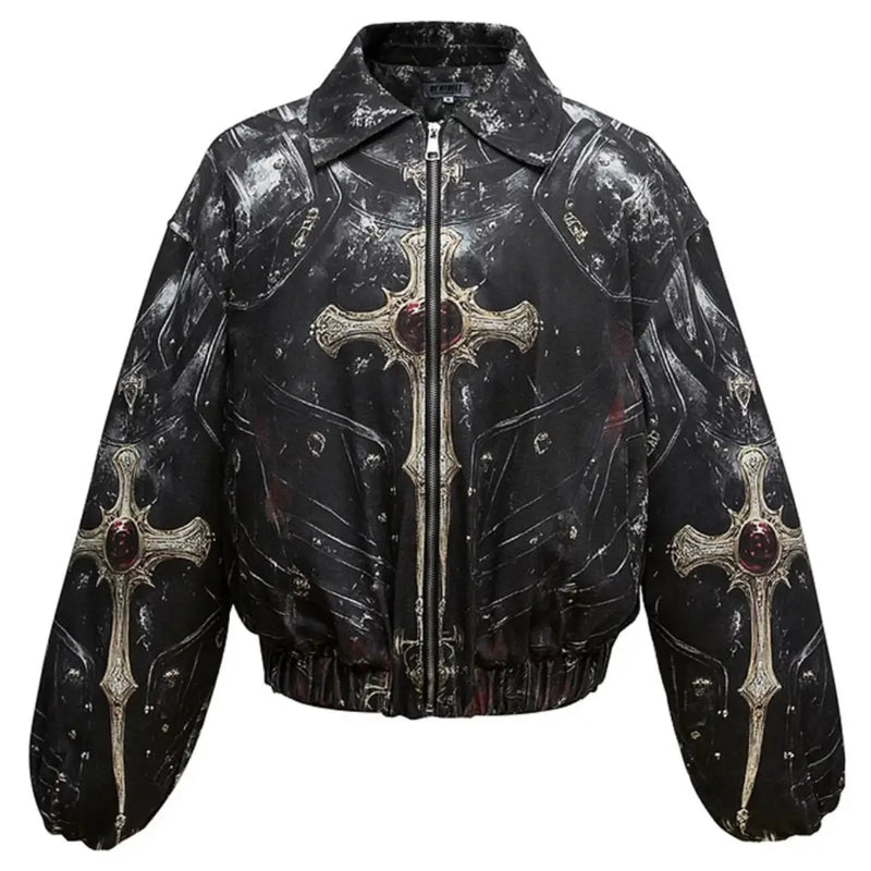 SHADOW RELIC Embroidered Bomber Jacket